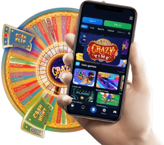 Así aparece Crazy Time dentro del lobby de un casino.